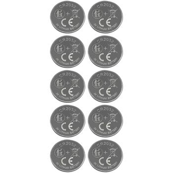 High-quality CR2032 lithium button cells, set of 10, 3V: A power pack for car keys, watches & smart home devices and much more.