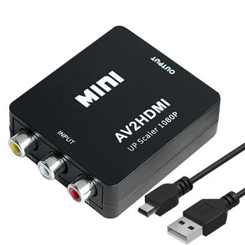 Preview: AV to HDMI adapter 1080p Full HD: RCA to HDMI converter - Connect retro devices & consoles with modern TVs