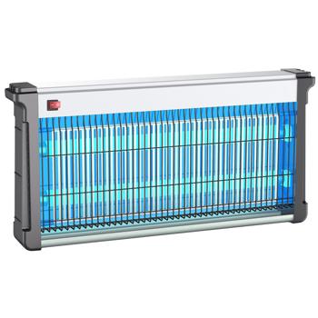 Preview: set of 2 professional UV insect killers (30W, up to 80m²) - Reliable fly killer for restaurants, patios & household, non-toxic, energy-saving
