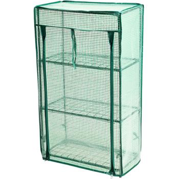 Preview: set of 2 mini greenhouses, 42 x 80 x 24 cm