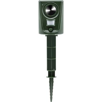 Preview: Effective ultrasonic animal repeller, animal repellent with PIR motion detector, up to 60 m², repels dogs, cats, small animals, birds, martens