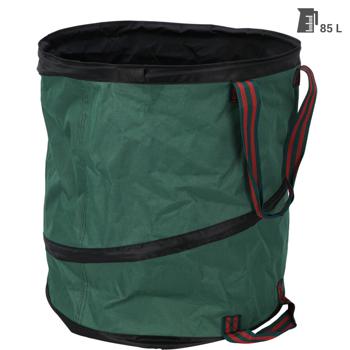 Preview: Robust garden waste bag set: 85 l & 165 l pop-up bags, green. Practical helpers for gardening, sturdy & space-saving