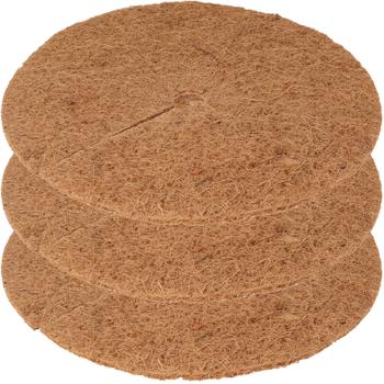 Preview: Effektives 6er-Set Frostschutz Kokosmatten (Ø 35cm) für Topfpflanzen: Optimaler Winterschutz vor Kälte & Frost, Natürlich, atmungsaktiv & wiederverwendbar für gesunde Pflanzen