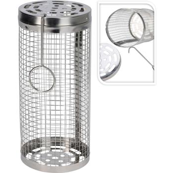 Preview: BBQ Grillkorb, 9 x 20 cm, grillen Sie Gemüse, Fleisch & Fisch mühelos, für Holzkohle-, Gas- & Elektrogrills geeignet