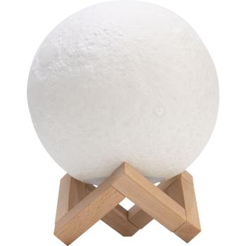 Preview: Beeindruckende 3D Mond Dekorations- Lampe mit Holzständer, Touch-& Fernbedienung, 16 Farben, 5 Leuchtmodi, Akku, Ø 15 cm Preview: Beeindruckende 3D Mond Dekorations- Lampe mit Holzständer, Touch-& Fernbedienung, 16 Farben, 5 Leuchtmodi, Akku, Ø 15 cm