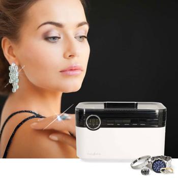 Preview: Professioneller Ultraschallreiniger 1800ml: 43kHz, 3 Reinigungsmodi, weiss-schwarz – leistungsstarkes Ultraschallbad für perfekte Ergebnisse Preview: Professioneller Ultraschallreiniger 1800ml: 43kHz, 3 Reinigungsmodi, weiss-schwarz – leistungsstarkes Ultraschallbad für perfekte Ergebnisse