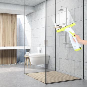 Preview: Spatola elettrica per finestre con batteria ricaricabile, 28 cm: pulizia rapida e senza sbavature, per finestre e superfici lisce, soluzione per risparmiare tempo