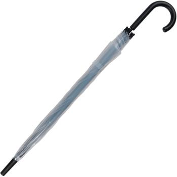 Preview: Ombrello a cupola trasparente, Ø 100 cm – moderno e stiloso, ombrello a stecca stabile, visibilità chiara durante la pioggia