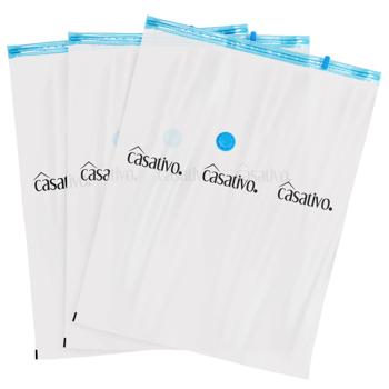Preview: set of 3 space-saving vacuum bags L, 60 x 80 cm, compression with the vacuum cleaner, storage bags, garment bags without dust or creases 