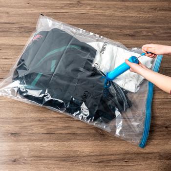 Preview: set of 3 vacuum bags, compression with vacuum cleaner (+3 free)