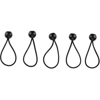 Preview: Morsetto in gomma con sfera, 10 pezzi, 14 cm