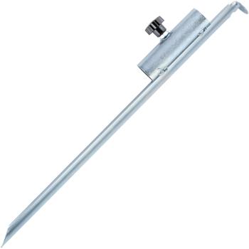 Preview: Lot de 2 pieds de parasol avec pique en métal - Maintien sûr jardin, camping, extérieur - Ø 2.5-3.5 cm, 50cm, galvanisé, résistant intempéries