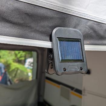 Preview: set of 4 solar clamp lights with motion sensor and 4 light modes and 2 light colors