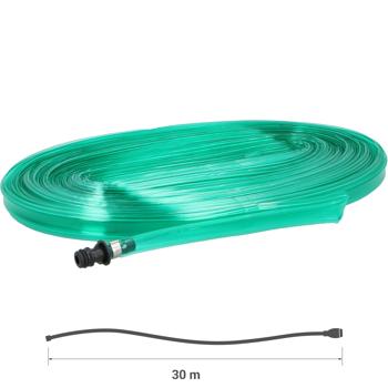 Preview: Tubo flessibile per irrigazione, 30 m, irrigazione di aiuole e siepi, pronto per l‘allacciamento, irrigatore a tubo in verde