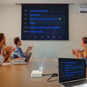 Preview: WLAN HDMI 4K streaming receiver dongle, wireless SmartMedia player, AirPlay, DLNA, Miracast, iOS, MacOS, Airplay, Android, for TV, monitor, projector