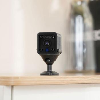 Preview: Caméra Espion IP Sans Fil Mini - Discrète & Performante pour Sécurité Maison Bureau - HD 720p Grand Angle 120° Vision Nocturne Wi-Fi Tuya Smart Détection