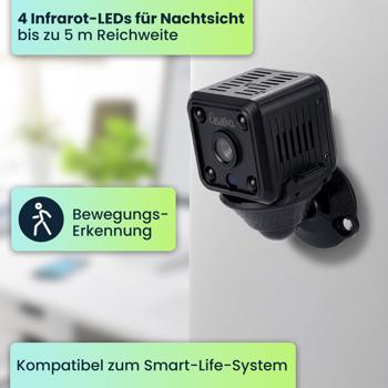 Preview: Micro-IP-Kamera Akkubetrieb HD 720p, 120° Weitwinkel, Nachtsicht, WLAN: Diskret, leistungsstark, Sichern Sie Ihr Zuhause jederzeit & überall! Preview: Micro-IP-Kamera Akkubetrieb HD 720p, 120° Weitwinkel, Nachtsicht, WLAN: Diskret, leistungsstark, Sichern Sie Ihr Zuhause jederzeit & überall!