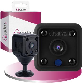 Preview: Caméra Espion IP Sans Fil Mini - Discrète & Performante pour Sécurité Maison Bureau - HD 720p Grand Angle 120° Vision Nocturne Wi-Fi Tuya Smart Détection