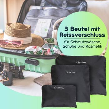 Preview: Vielseitige Organizer-Taschen (6er-Set) für Koffer, Rucksack & Reisetasche: Für strukturiertes Packen, kompakt, leicht & ideal für Reisen