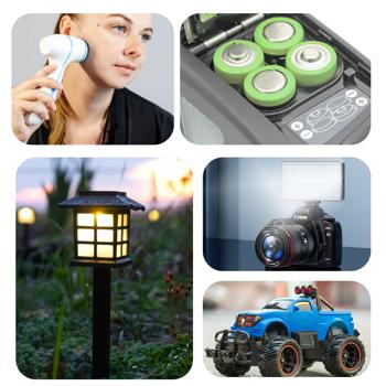 Preview: Piles AA 2700 mAh en pack de 8 avec boîtier - Piles rechargeables, puissantes & universelles - Longue durée de vie