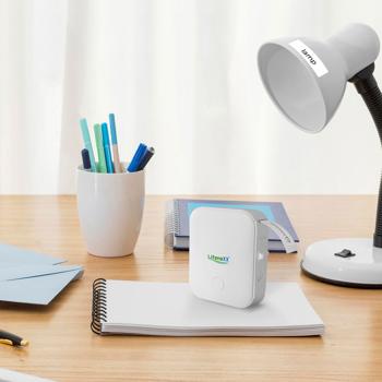 Preview: Imprimante d‘Étiquettes Thermique Mobile Sans Fil - App Design & Étiquettes Incluses - 12mm - Longue Autonomie 1000 Étiquettes - USB-C Preview: Imprimante d‘Étiquettes Thermique Mobile Sans Fil - App Design & Étiquettes Incluses - 12mm - Longue Autonomie 1000 Étiquettes - USB-C