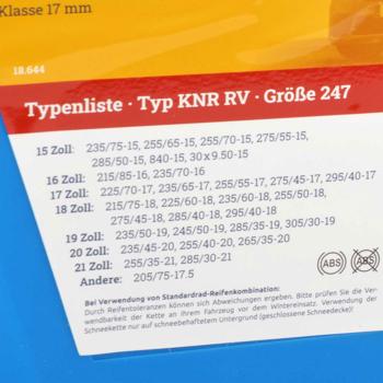 Preview: Catene da neve 16 mm, Super-Gripp 4x4, 15“-21“, 215-305 mm