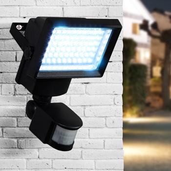Preview: Projecteur LED solaire d’extérieur avec détecteur de mouvement – plus de sécurité autour de chez vous – lampe extérieure puissante de 600 lm pour jardin et cour
