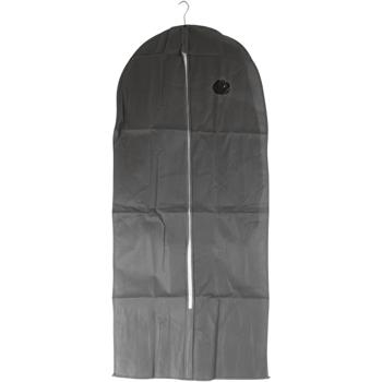 Preview: Kleiderschutzhülle mit Reissverschluss - 137x60cm grau, faltbar, staub- & knitterfrei - Ideal für Reise, Schrank & Lagerung von Hemden, Anzügen, Kleidern