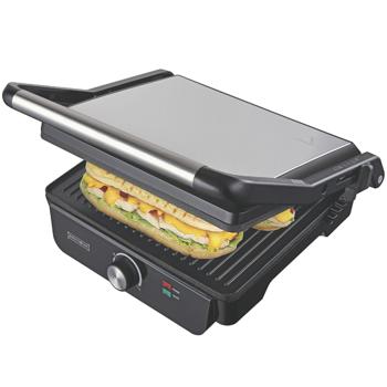 Preview: Contact grill for panini, toasts, steaks, fish and vegetables, 2000 watts