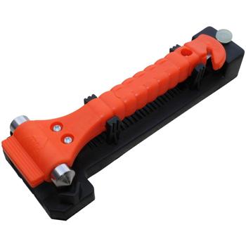 Preview: 2-er Set Auto Notfallhammer mit Gurtschneider und Halterung