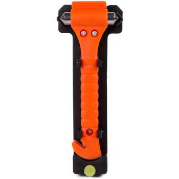 Preview: 2-er Set Auto Notfallhammer mit Gurtschneider und Halterung