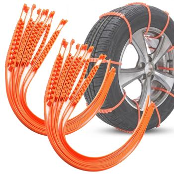 Anti-slip tapes for car tires, collision aid, 20 pcs