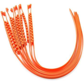 Preview: Antirutsch-Bänder für Autoreifen – 40-tlg Anfahrhilfe für rutschigen Untergrund – Traktionsnothilfe passend für gängige PKW-Reifen – 900x20mm