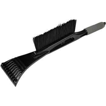 Preview: Gratte-glace avec Balai à Neige 2-en-1 - Poignée Softgrip - Pour Pare-Brise, Toit Voiture - 45 cm - Plastique - Retrait Efficace Neige & Glace