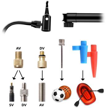 Preview: Valve adapter, 5-piece pump adapter set