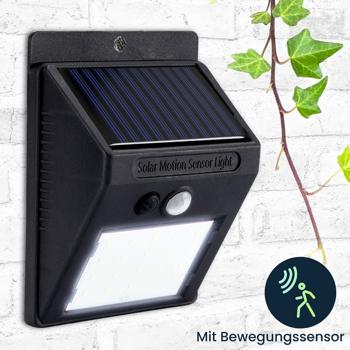 Preview: 4er-Set Kompakte Solar-LED-Wandleuchte mit Bewegungsmelder (20 SMD-LEDs): Helles Licht für sichere Wege & Eingänge – Energiesparend & kabellos Preview: 4er-Set Kompakte Solar-LED-Wandleuchte mit Bewegungsmelder (20 SMD-LEDs): Helles Licht für sichere Wege & Eingänge – Energiesparend & kabellos