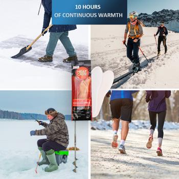 Semelles chauffantes, taille universelle, paires Chauffe-pieds