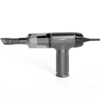 Preview: Aspirateur Souffleur Sans Fil 2en1 Noir - Voiture PC Maison - 90W 8000Pa - 7 Embouts - Batterie 20 min - 6000 mAh