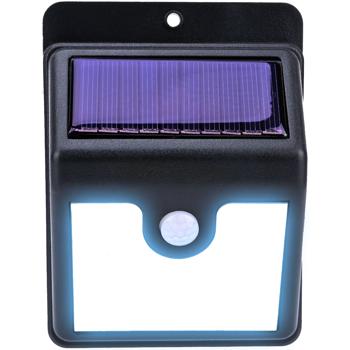 Preview: Efficient LED solar wall spotlight with motion sensor: 50 lumens, IP44 - Bright & energy-saving outdoor light with automatic activation