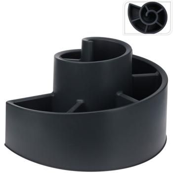 Preview: Herb spiral flower pot, 54 x 45 x 34 cm, ideal for balcony, terrace & windowsill, versatile planting, fresh herbs in the smallest of spaces