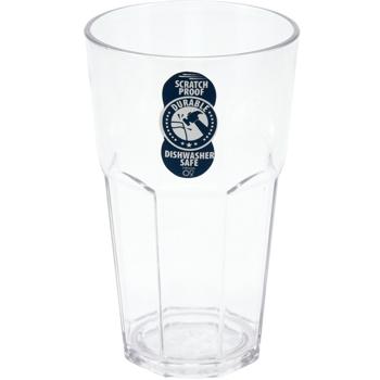 Preview: Bruchsicheres Trinkglas aus Kunststoff, 370 ml, Ideal für Gartenpartys, Camping & mehr, Wiederverwendbar, leicht & spülmaschinenfest