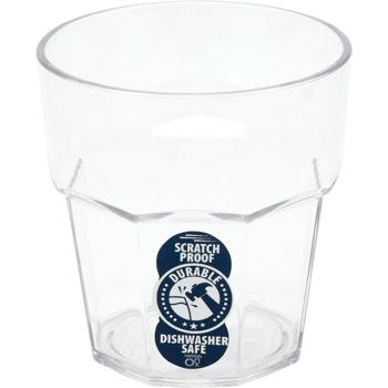 Preview: 2er-Set Bruchsichere Trinkgläser aus Kunststoff, 275 ml, Ideal für Gartenpartys, Camping & mehr, wiederverwendbar, leicht & spülmaschinenfest