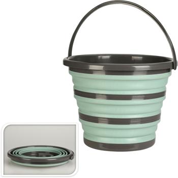 Preview: Folding bucket, 10 liters & foldable pull-out sink - Ideal for camping, garden & caravans