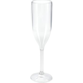 Preview: 2er-Set Bruchsichere Sektgläser aus Kunststoff, 165 ml, Ideal für Gartenpartys, Camping & mehr, Wiederverwendbar, leicht & spülmaschinenfest