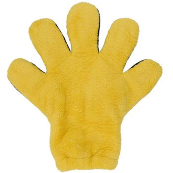 Preview: Auto Wasch- & Polier-Handschuh Mikrofaser - Zweiseitig für Aussen- & Innenreinigung - Effektive Autopflege & Glanz – 29x12cm