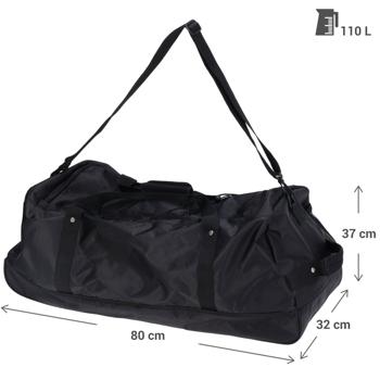 Preview: Grosse 110L Reisetasche mit Rollen, schwarz: Bequemer Transport für lange Reisen, leichtläufig & abschliessbar, Ihr idealer Reisebegleiter Preview: Grosse 110L Reisetasche mit Rollen, schwarz: Bequemer Transport für lange Reisen, leichtläufig & abschliessbar, Ihr idealer Reisebegleiter