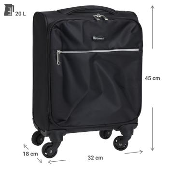 Preview: Reise-Set aus kompaktem Handgepäck-Trolley Koffer (20L, 32x45x18 cm) & TSA-Gepäckschloss mit 3-stelligem Zahlencode Preview: Reise-Set aus kompaktem Handgepäck-Trolley Koffer (20L, 32x45x18 cm) & TSA-Gepäckschloss mit 3-stelligem Zahlencode