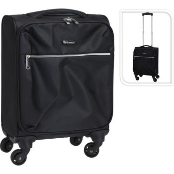 Preview: Kompakter Handgepäck-Trolley Koffer (20L, 32x45x18 cm): Leichter, schwarzer Kabinenkoffer. Praktischer & robuster Reisebegleiter Preview: Kompakter Handgepäck-Trolley Koffer (20L, 32x45x18 cm): Leichter, schwarzer Kabinenkoffer. Praktischer & robuster Reisebegleiter