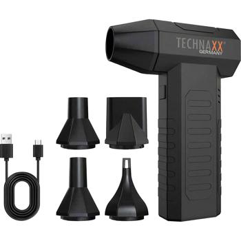 Preview: Powerful cordless high performance blower – Electric compressed air spray replacement for dust removal on PC, keyboard, sofa & car, 80 W
