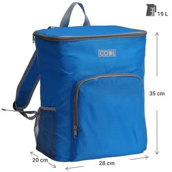 Preview: Kühlrucksack, Polyester-Ripstop-Gewebe, 19 l, hält Lebensmittel & Getränke stundenlang kühl, ideal für Picknick, Camping & Festivals